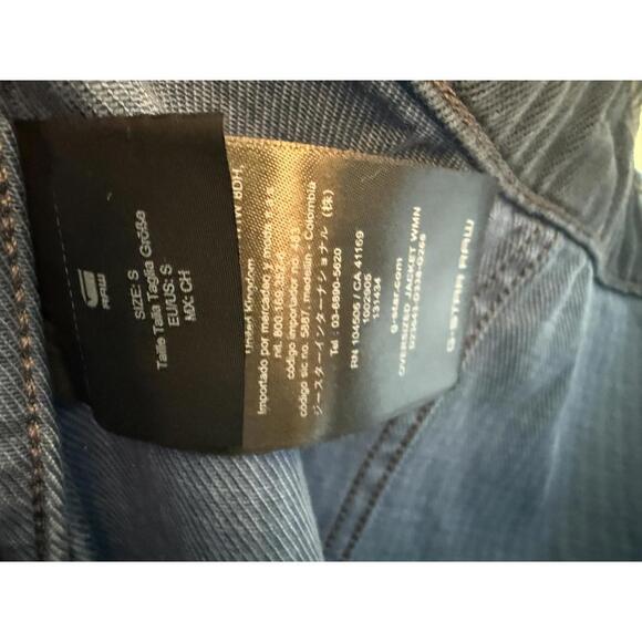 NWT G-STAR Women's Between-Season Jacket in Sapphire Size Small - Picture 9 of 12